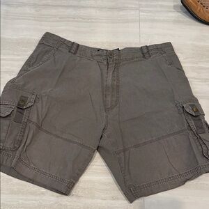 Men's Charcoal Cargo Shorts